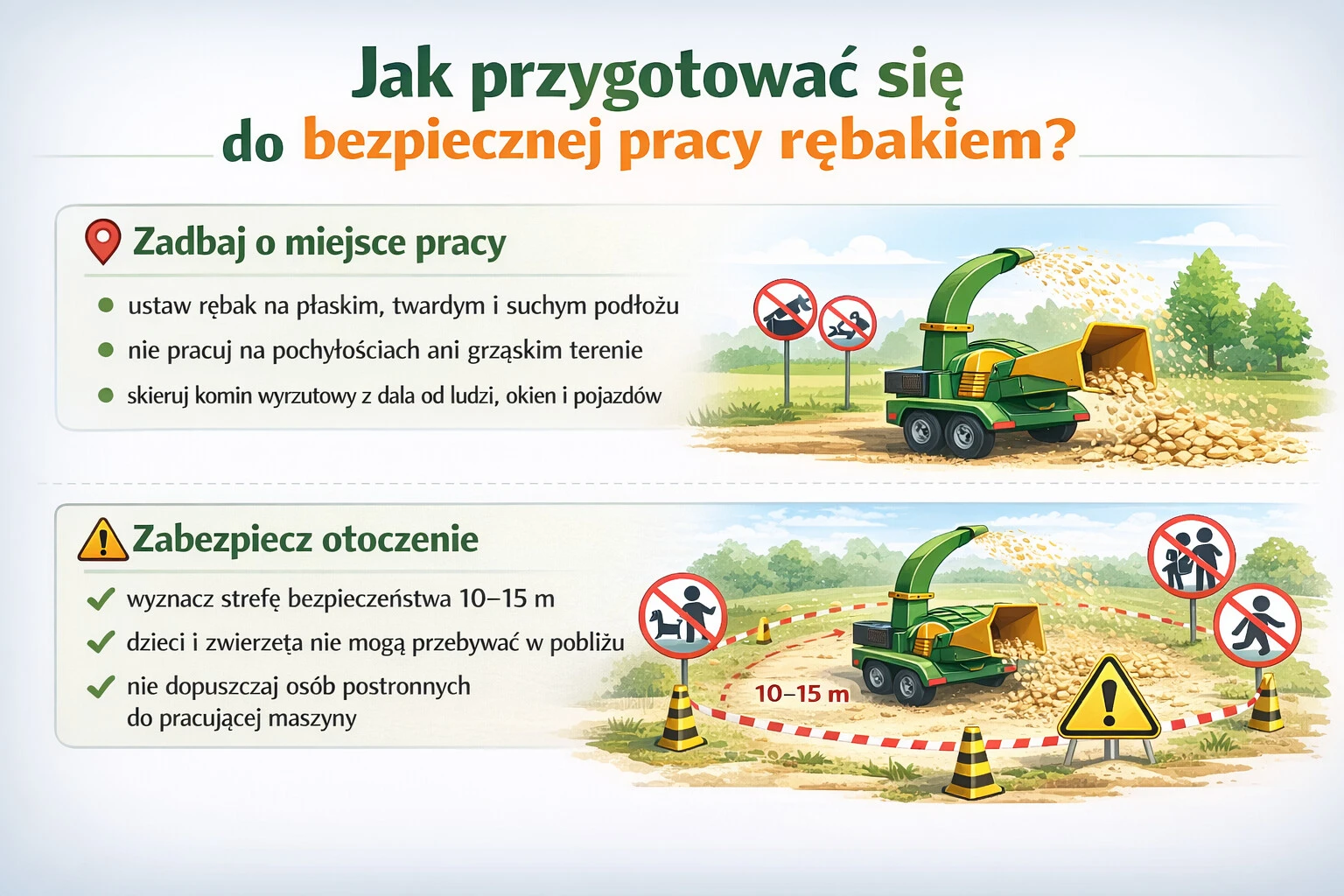 Jak przygotować się do bezpiecznej pracy rębakiem?