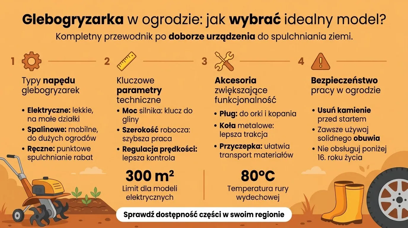 Glebogryzarka w ogrodzie - jak wybrać idealny model?