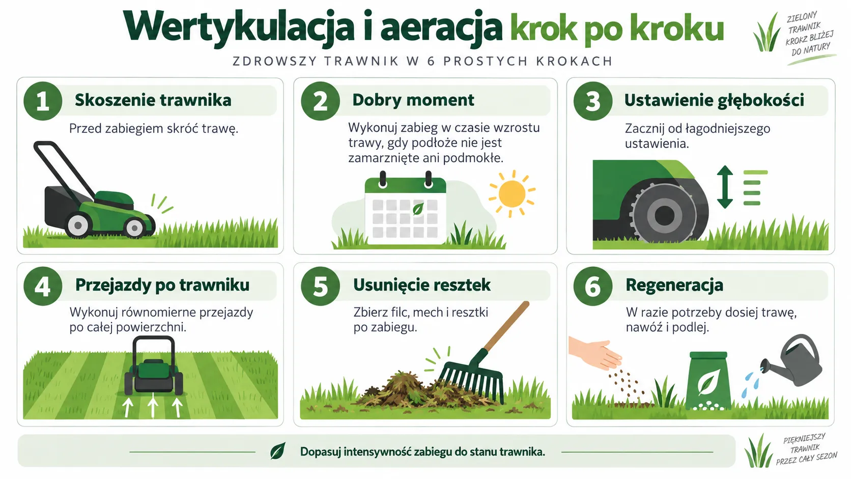 Wertykulacja i aeracja krok po kroku