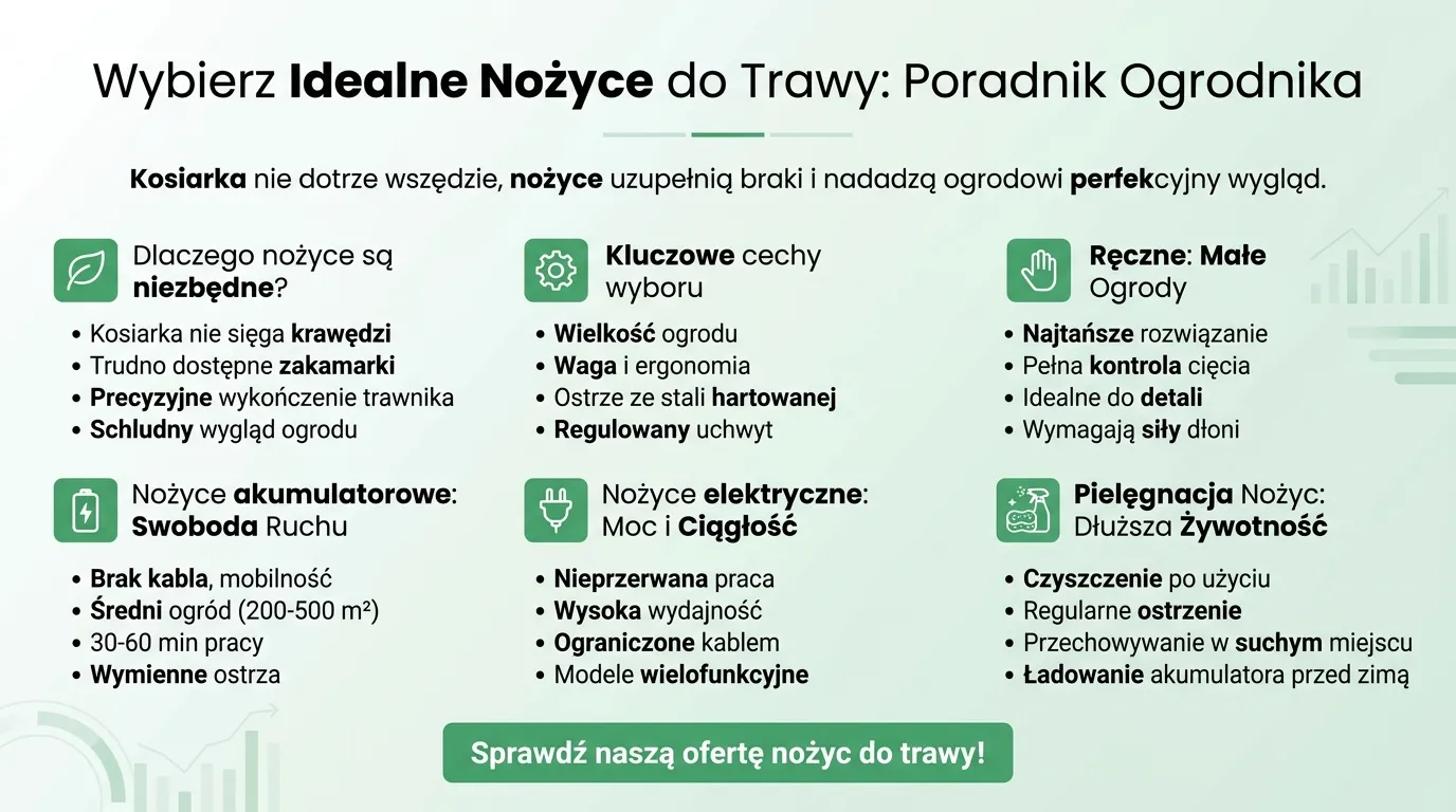Wybierz idealne nożyce do trawy - poradnik ogrodnika