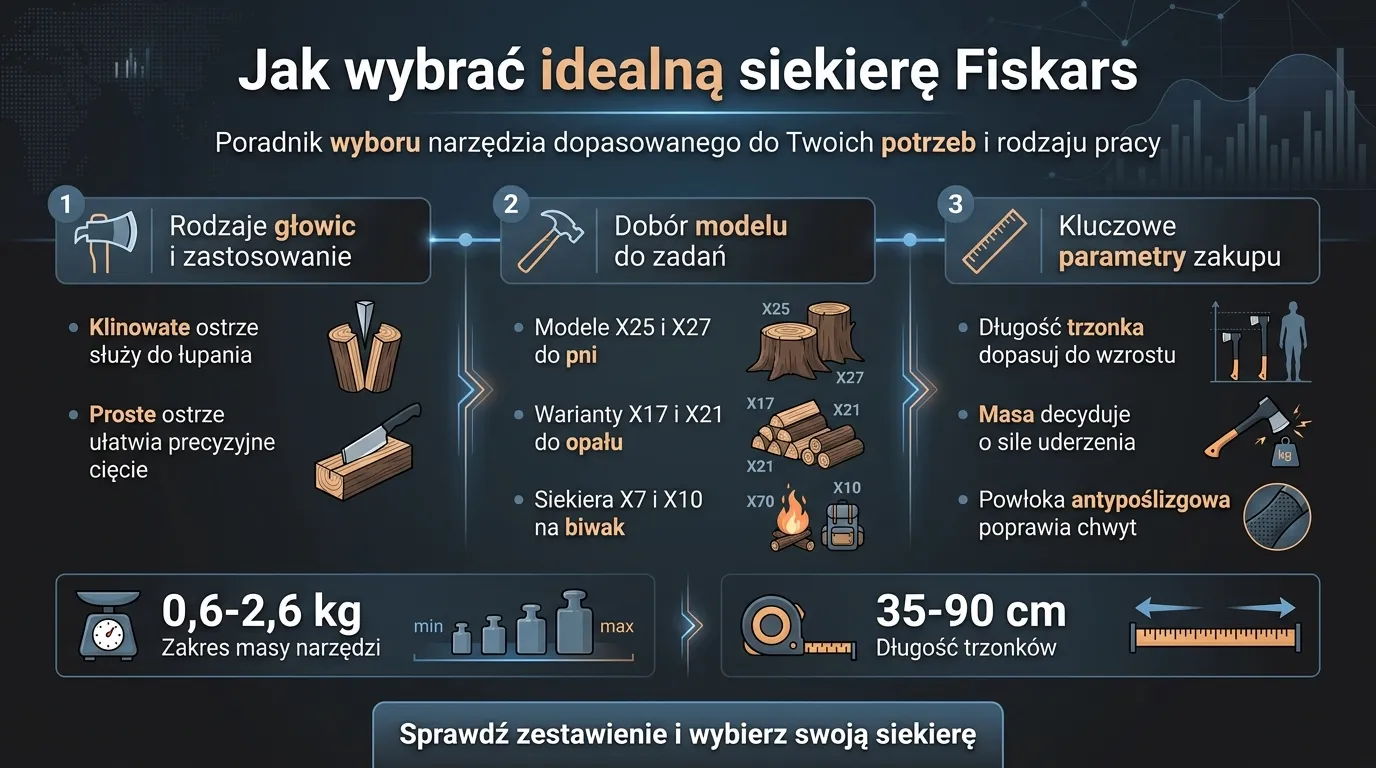 Jak wybrać idealną siekierę Fiskars?
