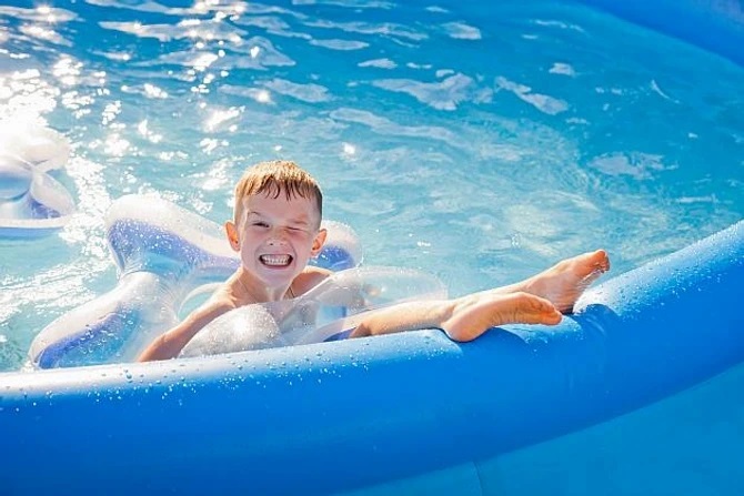 Necessary accessories for a backyard swimming pool