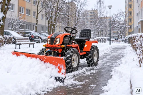V zimě odklízí sníh, v létě seká! CEDRUS C-TRAC - zahradní traktor pro speciální úkoly