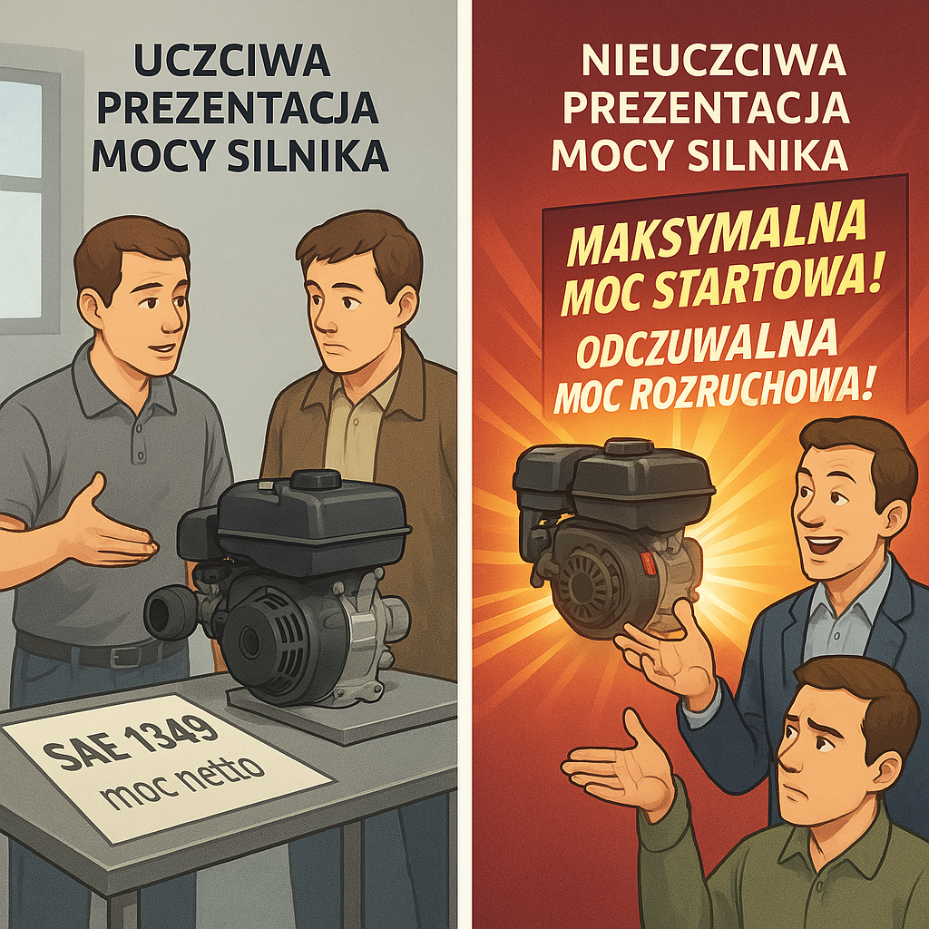 Pohon motoru podle různých norem - nepoctiví prodejci