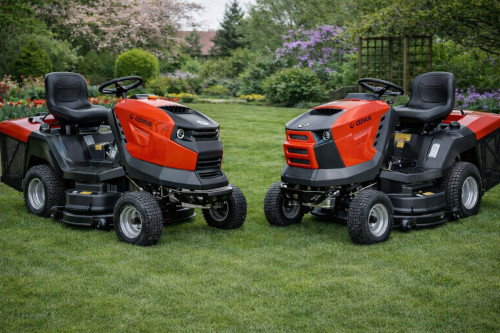 Cedrus Starjet vs Challenge – porównanie serii traktorków kosiarek. Która seria jest dla Ciebie?