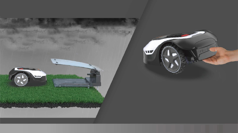 CEDRUS M5 , M10 CMOW MSeries lawn mower charging station canopy