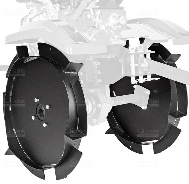 CEDRUS CEDRGL42 IRON METAL PADDLE WHEELS WITH AXLES FOR CEDRUS GL06 SOIL PLANTER - EWIMAX - OFFICIAL DISTRIBUTOR - AUTHORIZED CEDRUS DEALER