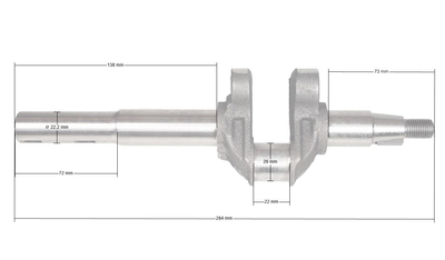 Crankshaft LC1P65FE-2 T327006871-4610000