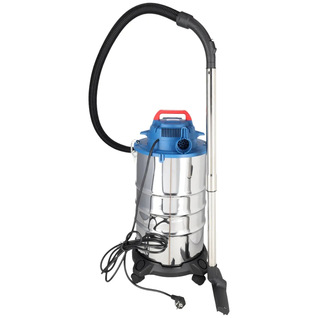 Workshop vacuum cleaner 1400W 30L metal pipe telescope