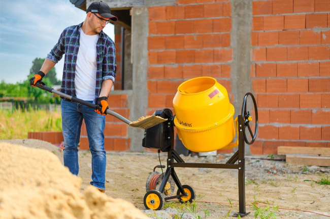 CEDRUS BT120 120L. STAVEBNÍ MÍCHAČKA MÍCHAČKA NA BETON - EWIMAX - OFICIÁLNÍ DISTRIBUTOR - AUTORIZOVANÝ PRODEJCE CEDRUS