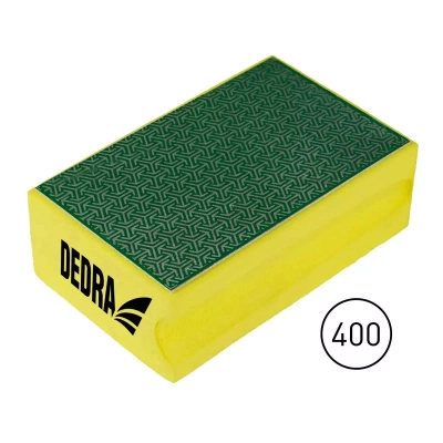 DEDRA FG0400 Kostka diamentowa 400 do szlifowania ręcznego gresu, kamienia, ceramiki, pad