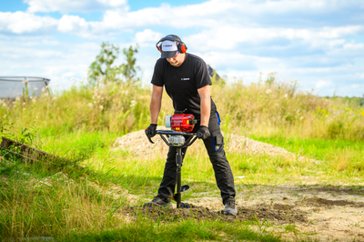 CEDRUS SW03 WIERTNICA GLEBOWA SPALINOWA ŚWIDER GLEBOWY DO ZIEMI Z AMORTYZATOREM + WIERTŁO 200mm GRATIS - OFICJALNY DYSTRYBUTOR - AUTORYZOWANY DEALER CEDRUS