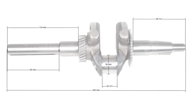 Loncin G200F-ZM crankshaft ORIGINAL PART 130290097-0002