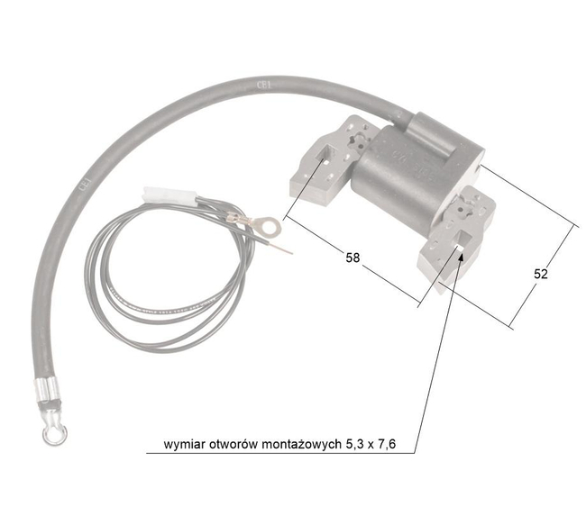 B&S 5HP Model 13 lower-valve ignition module ORIGINAL PART 397358