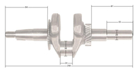 Loncin LC168F-2H G200F(D) crankshaft ORIGINAL PART