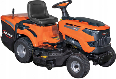 TRAKTOR GRASS GR102H TRAKTOREK OGRODOWY DO TRAWY Z TYLNYM WYRZUTEM KOSIARKA SAMOJEZDNA SPALINOWA DO TRAWY HYDROSTAT 102cm Loncin 452