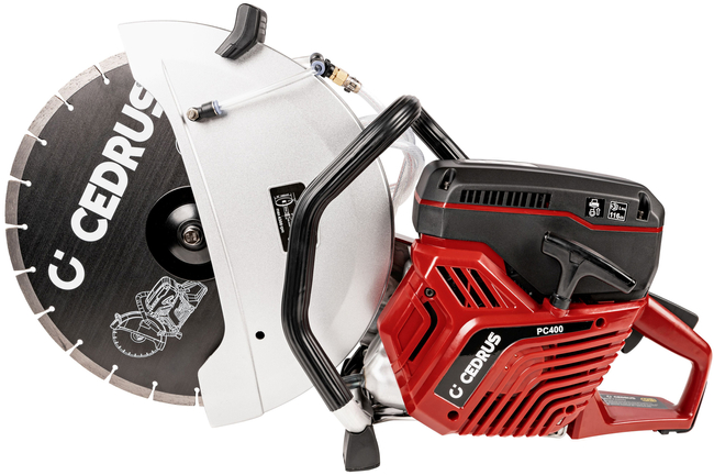 CEDRUS PC400 PIŁA PILARKA PRZECINARKA RĘCZNA SPALINOWA TARCZOWA BUDOWLANA DO BETONU ASFALTU Ø 400mm 4,8KM - OFICJALNY DYSTRYBUTOR - AUTORYZOWANY DEALER CEDRUS