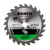 BAHCO wood circular saw blade for circular saws 160mm, medium wood 8501-160-20-24C