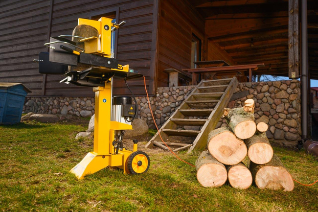 CEDRUS LS06 HYDRAULIC ELECTRIC WOOD SPLITTER CEDRUS LS06V VERTICAL CHIPPER PRESSURE 7 TON CEDLS06V - EWIMAX - OFFICIAL DISTRIBUTOR - AUTHORIZED CEDRUS DEALER