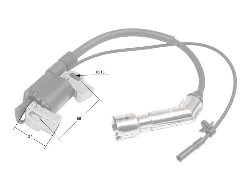 Moduł zapłonowy Rato R420/R440 30400-Z190210-0000 - wymiary orientacyjne