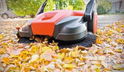 HAAGA 677 ZAMIATARKA ELEKTRYCZNA AKUMULATOROWA RĘCZNA PROWADZONA URZĄDZENIE SPRZĄTAJĄCE Z SYSTEMEM TURBO 77cm PREMIUM  AUTORYZOWANY DEALER HAAGA