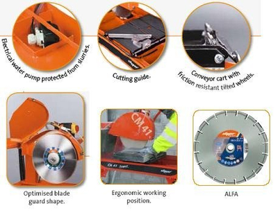 NORTON CLIPPER CM42 COMPACT TABLE SAW TABLE SAW TABLE SAW FOR BUILDING BLOCKS EWIMAX - OFFICIAL DISTRIBUTOR - AUTHORIZED NORTON CLIPPER DEALER