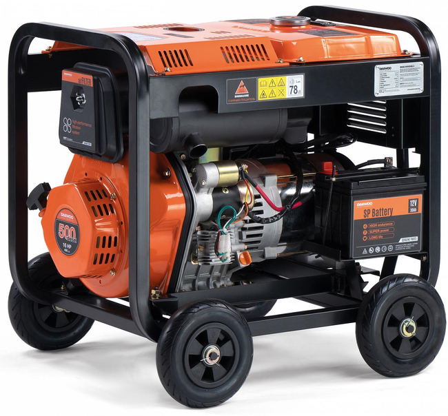 DAEWOO DDAE 9000DXE-3 DIESEL POWER GENERATOR 1x16A 380V 1x32A 230V AVR POWER 16HP - OFFICIAL DISTRIBUTOR - AUTHORIZED DAEWOO DEALER