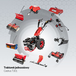 MASTERCUT MC370 TRAKTOREK TRAKTOR JEDNOOSIOWY MIKROCIĄGNIK GLEBOGRYZARKA DZIK WOM JANSEN AGRO GRILLO MURATORI - EWIMAX - OFICJALNY DYSTRYBUTOR - AUTORYZOWANY DEALER MASTERCUT