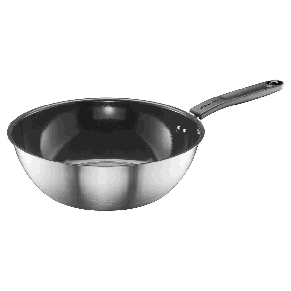 Fiskars Functional Form 1072313 wok 28 cm stal nierdzewna z powłoką ceramiczną Ceratec