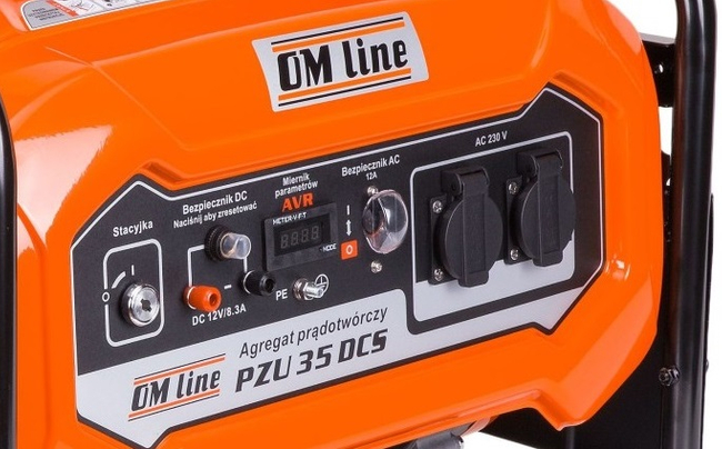 OLEO MAC OM LINE PZU 35 DCS 230 V AC GENERÁTOR s AVR 3,1 KW - OFICIÁLNÍ DISTRIBUTOR - AUTORIZOVANÝ PRODEJCE OLEO MAC