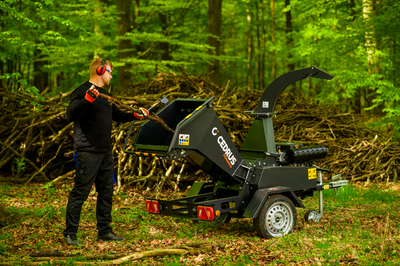 Cedrus R13 Rozdrabniacz Spalinowy Rębak Komunalny 24 KM do gałęzi 13cm z Homologacją Drogową