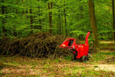 Cedrus RB05 PRO-HE Rębak Rozdrabniacz Spalinowy Do Gałęzi 15 KM 12 cm Hydrauliczny
