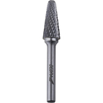 DEDRA 07F682 Frez trzpieniowy stożkowy L 12x28 mm, węglik, pilnik obrotowy, gratownik