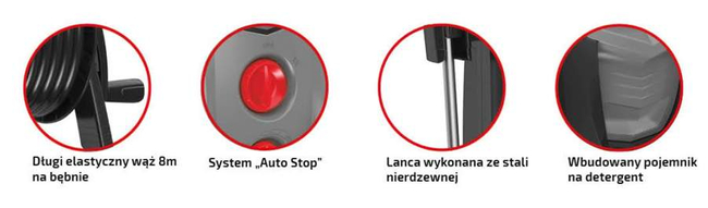 DEDRA DED8822 VYSOKOTLAKOVÁ MYČKA typ KARCHER ALUPOMPA 2300W 150BAR EWIMAX - OFICIÁLNÍ DISTRIBUTOR - AUTORIZOVANÝ PRODEJCE DEDRA