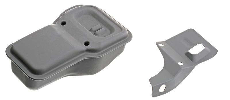 Obudowa tłumika CEDRUS CEDPS40-16T 370399 — widok od strony mocowań