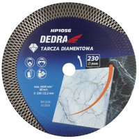 DEDRA H1056 Tarcza diamentowa 230mm romby tnąco-szlifująca gres beton granit płytki
