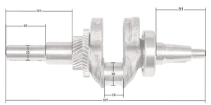 Loncin G340F G340FD G390F G390FD LC188F crankshaft ORIGINAL PART 130290067-0001