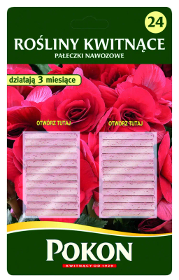 BEAT STICKS 100 DAYS FOR FLOWERING PLANTS AT HOME AND ON THE BALCONY - 24 PCS OO-POKVSWXL