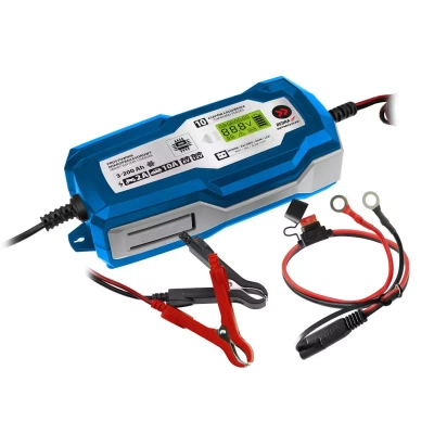 DEDRA DEPM022LFP Prostownik mikroprocesorowy 6/12V 10A LCD ładowarka LFP AGM żelowy