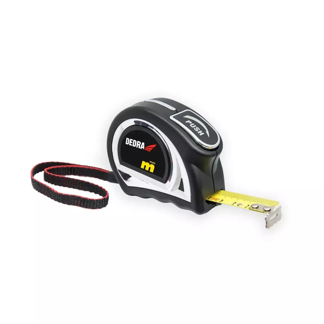 Measure 8m/25mm, auto - lock, nylon tape, pendant