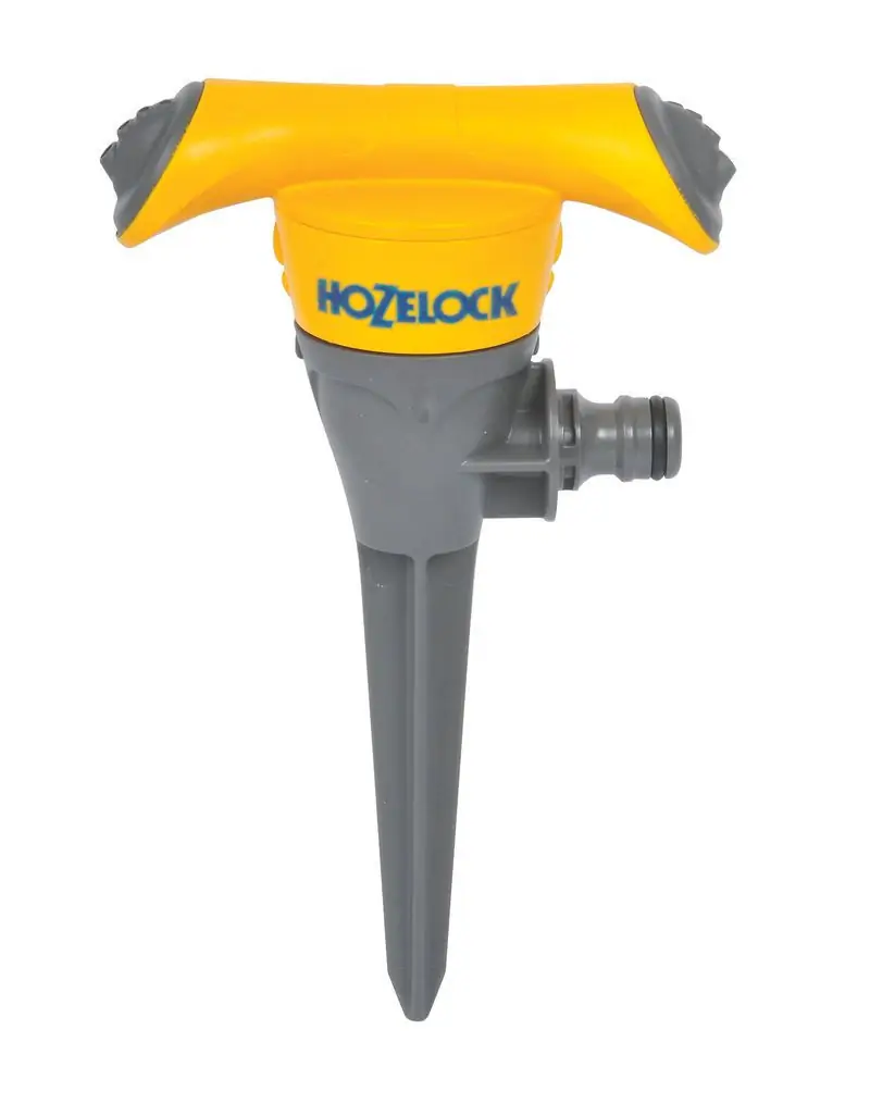 Hozelock 2510 OO-HOZ2510 zraszacz obrotowy na kołku 8-dyszowy 177 m² trawnik rabaty