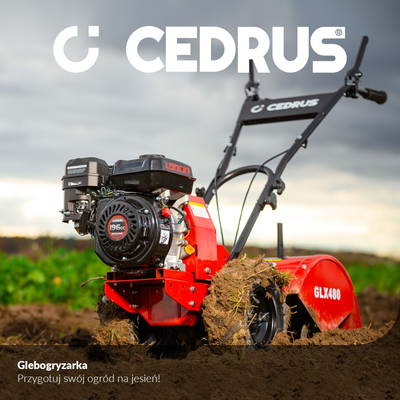 Cedrus GLX480 Glebogryzarka Spalinowa Kultywator z Napędem 6,5 KM Loncin