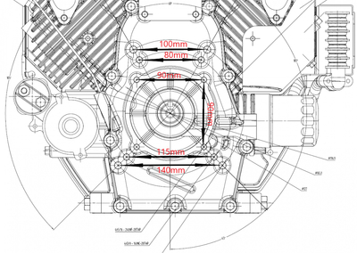 RATO ENGINE R670 PETROL ENGINE 22 hp Shaft 25,4 mm MOTOR - EWIMAX - OFFICIAL DISTRIBUTOR - AUTHORIZED DEALER RATO