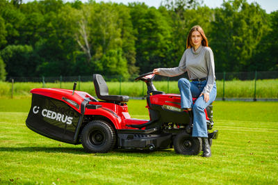 CEDRUS C-TRAC 92HC Rear-Dump Self-Propelled Lawn Mower with 92cm HYDROSTAT RECYCLING VELOPMENTS C-TRAC-92HC EWIMAX OFFICIAL DISTRIBUTOR - AUTHORIZED DEALER CEDRUS