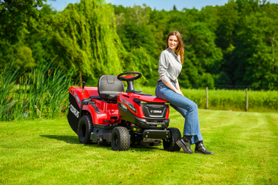 CEDRUS C-TRAC 92HC Rear-Dump Self-Propelled Lawn Mower with 92cm HYDROSTAT RECYCLING VELOPMENTS C-TRAC-92HC EWIMAX OFFICIAL DISTRIBUTOR - AUTHORIZED DEALER CEDRUS