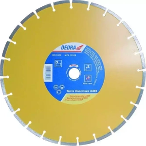 LASER DIAMOND BLADE FOR CONCRETE, GRANITE, CLINKER, ASPHALT DEDRA H1153 125MMX22,2MM
