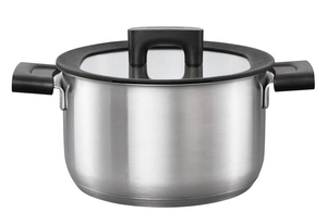 Pot 3.5 l with lid Hard Face Steel 1052240