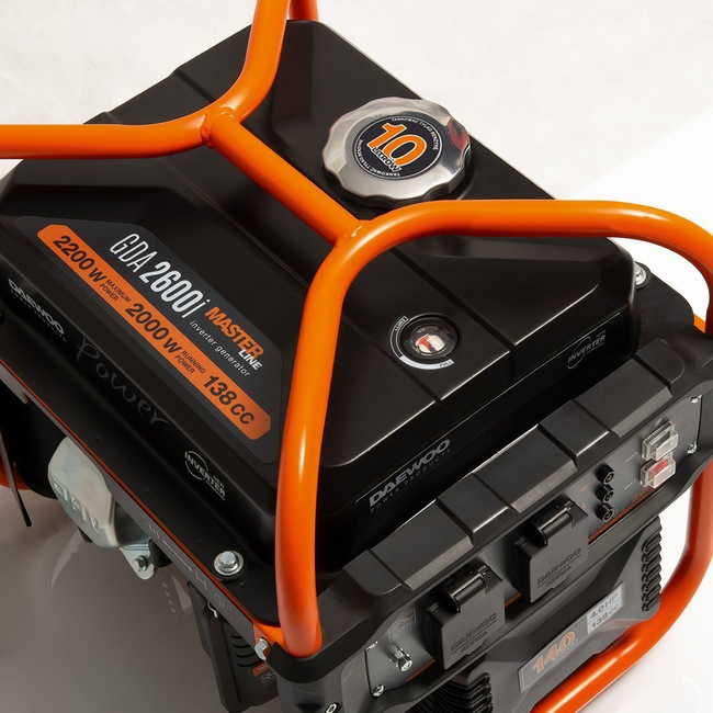 DAEWOO GDA 2500i INVERTOR GENERATOR 2x16A 2 kW POWER - OFFICIAL DISTRIBUTOR - DAEWOO AUTHORIZED DEALER