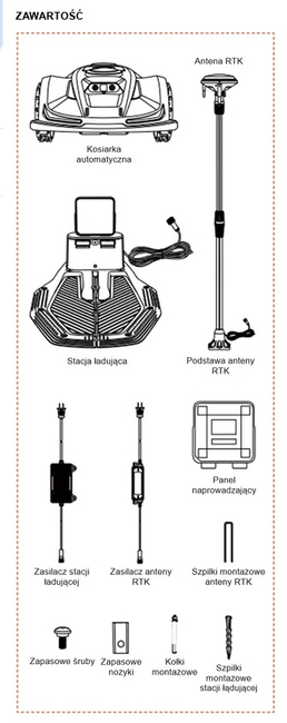 Robot koszący Sunseeker X7 Elite RTK 3000m2 bezprzewodowy