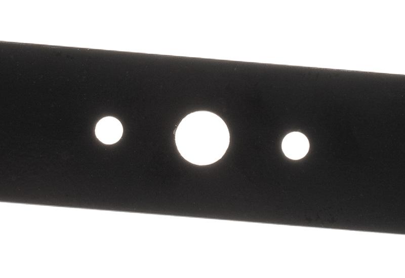 Nóż kosiarki Castel Garden 51.9cm prawy RO50143 - szczegóły otworów montażowych
